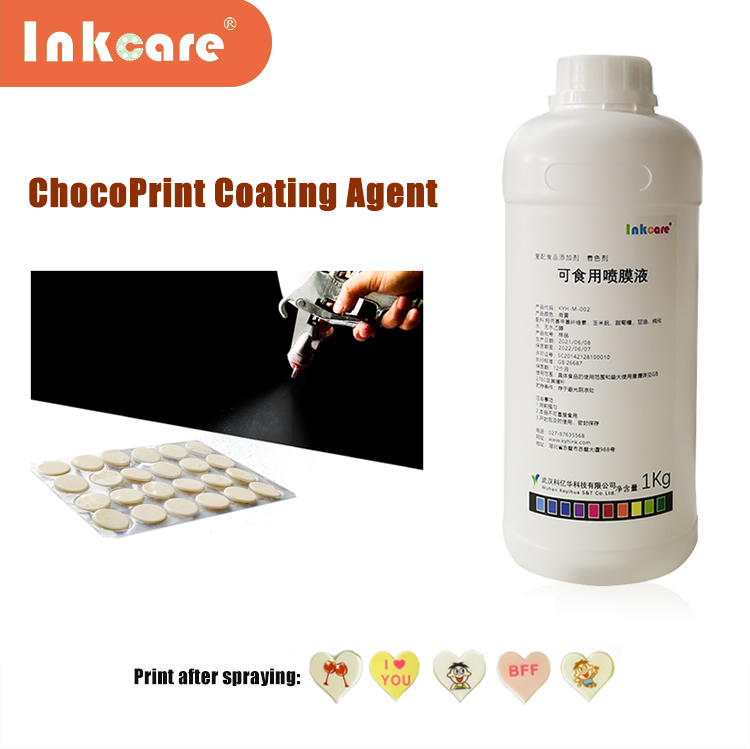 Agent de revêtement chocoprint pour imprimer photo chocolat