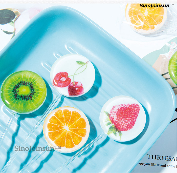 Sucettes comestibles VC sans sucre et sans gras